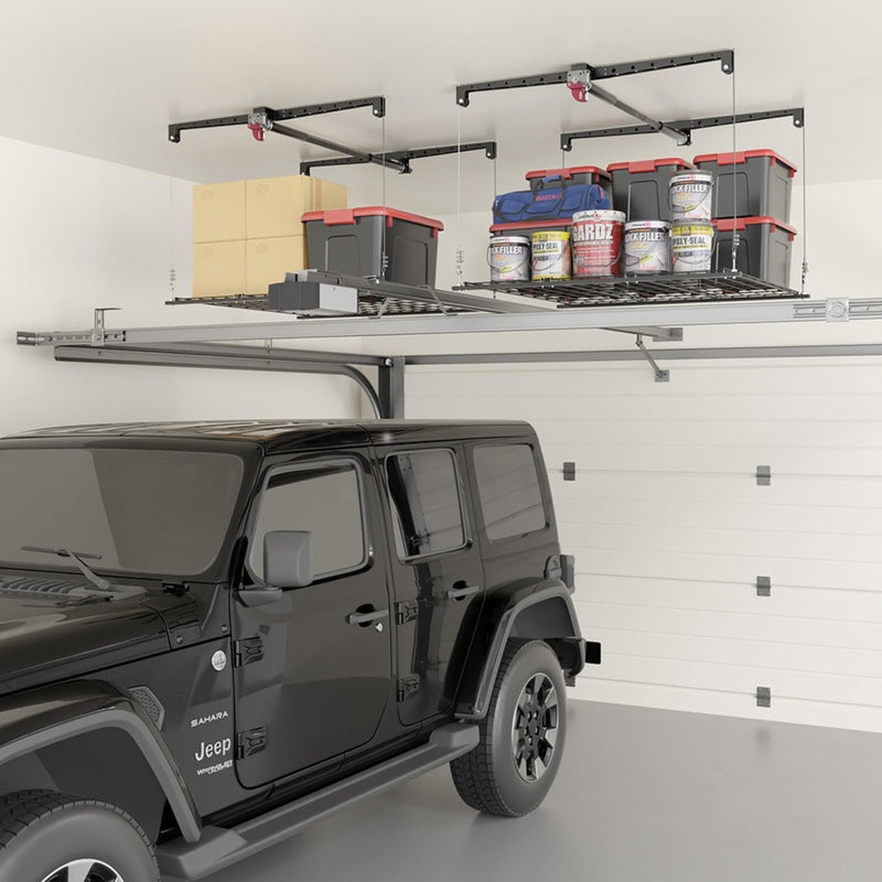 The Garage Bay Overhead Garage Storage Rack – Ceiling Mounted