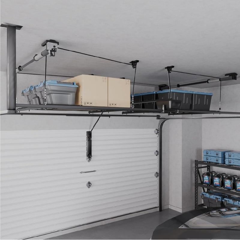 The Garage Bay Overhead Garage Storage Rack – Ceiling Mounted